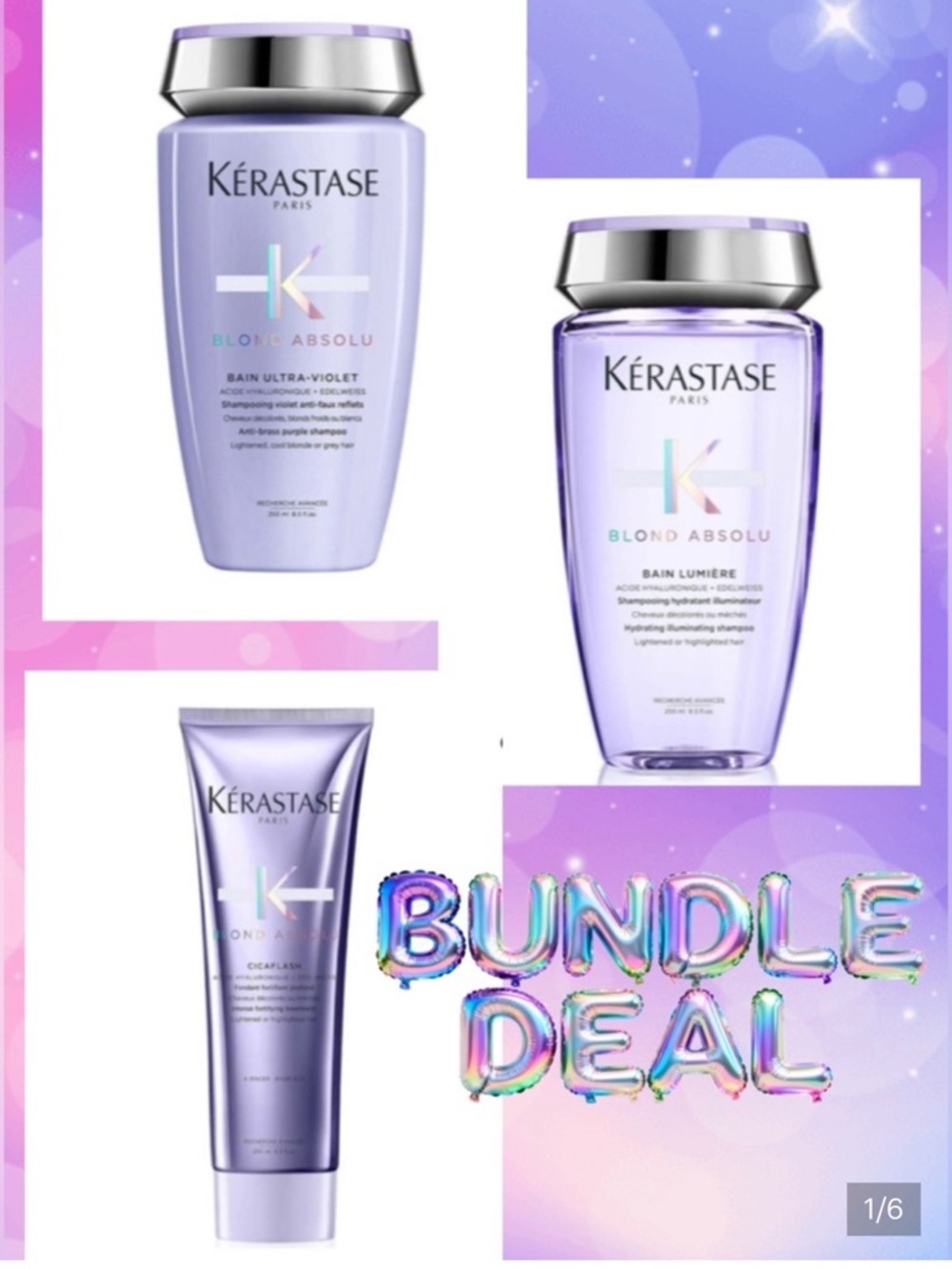 Kérastase Blond Absolu Purple Shampoo & Care Bundle